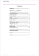 British Money - Table of Contents